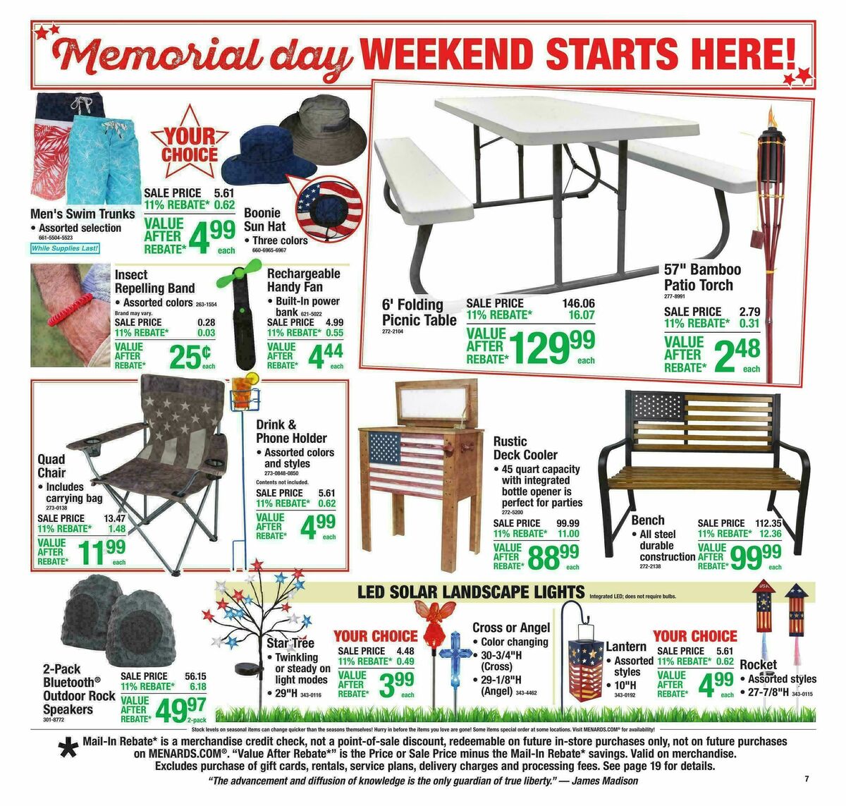 Menards Weekly Ad from May 13