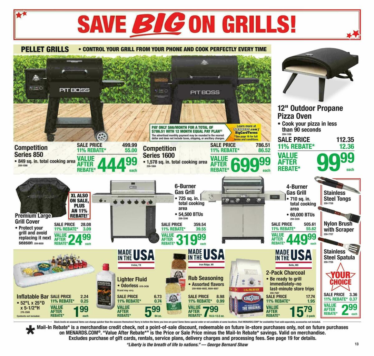 Menards Weekly Ad from May 13