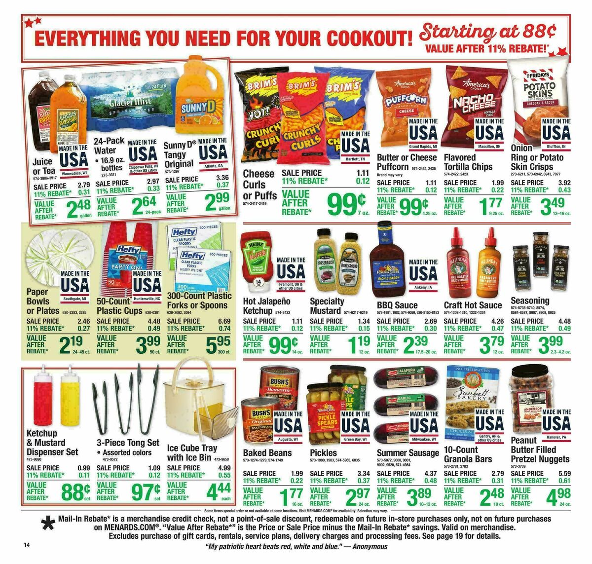 Menards Weekly Ad from May 13