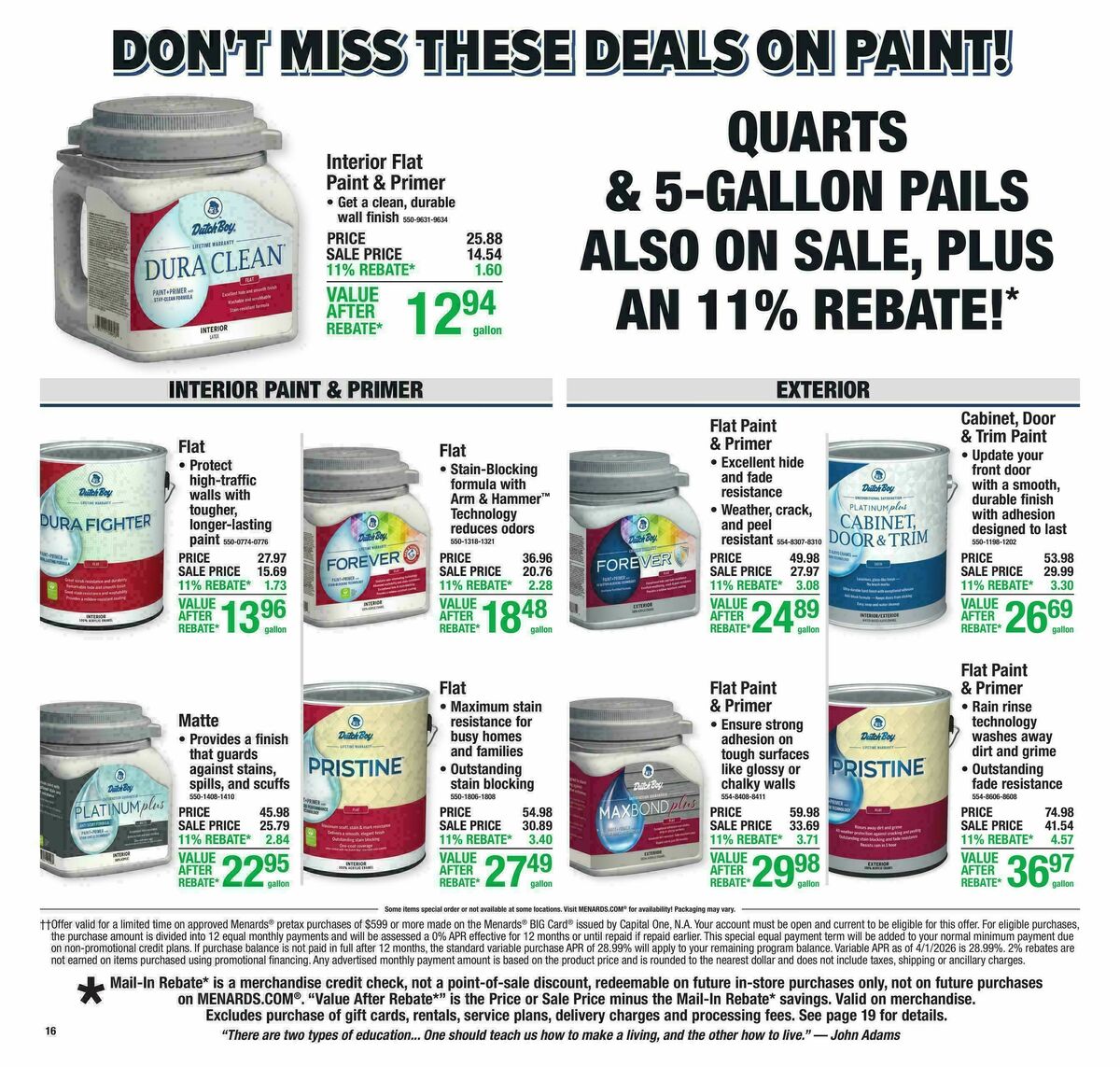 Menards Weekly Ad from May 13