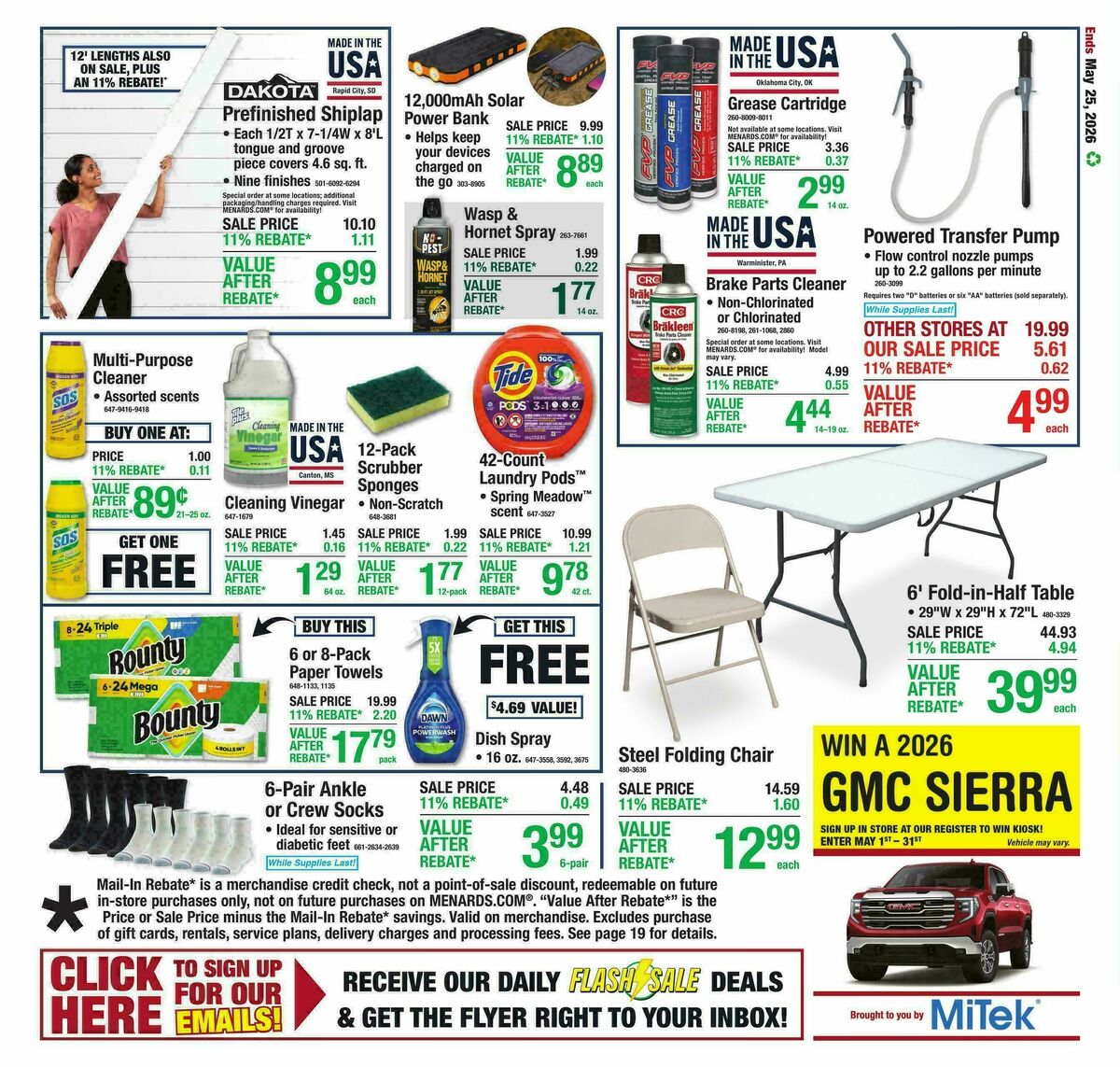 Menards Weekly Ad from May 13