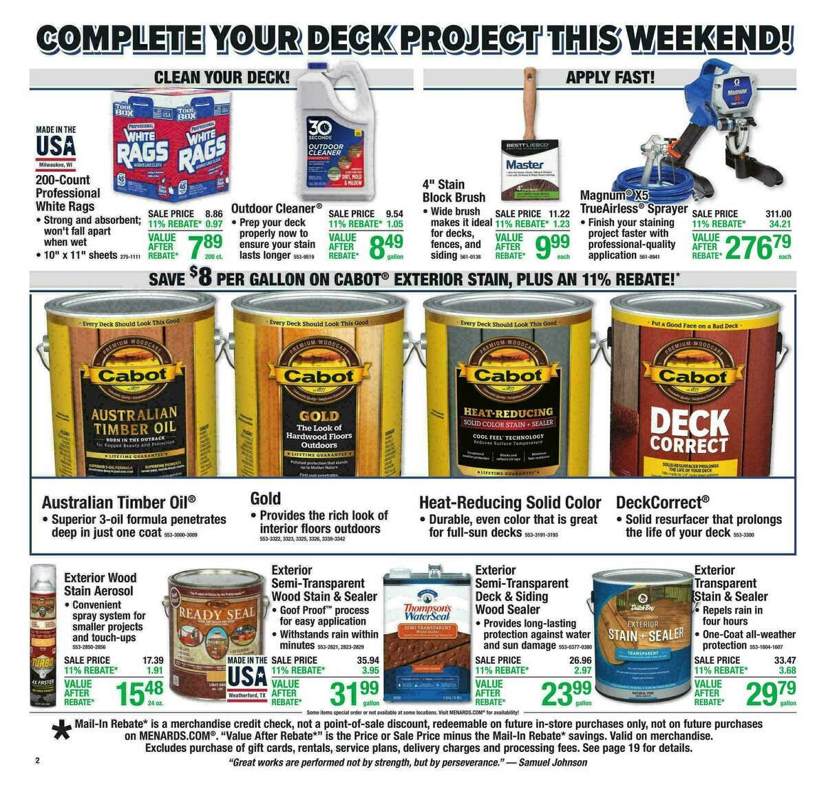 Menards Weekly Ad from May 13