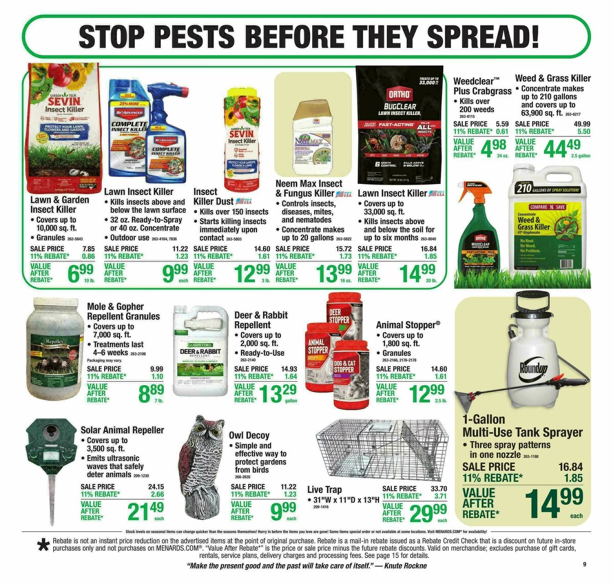 Menards Weekly Ad from May 20