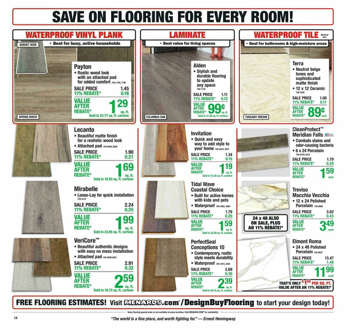 Menards Weekly Ad from May 20