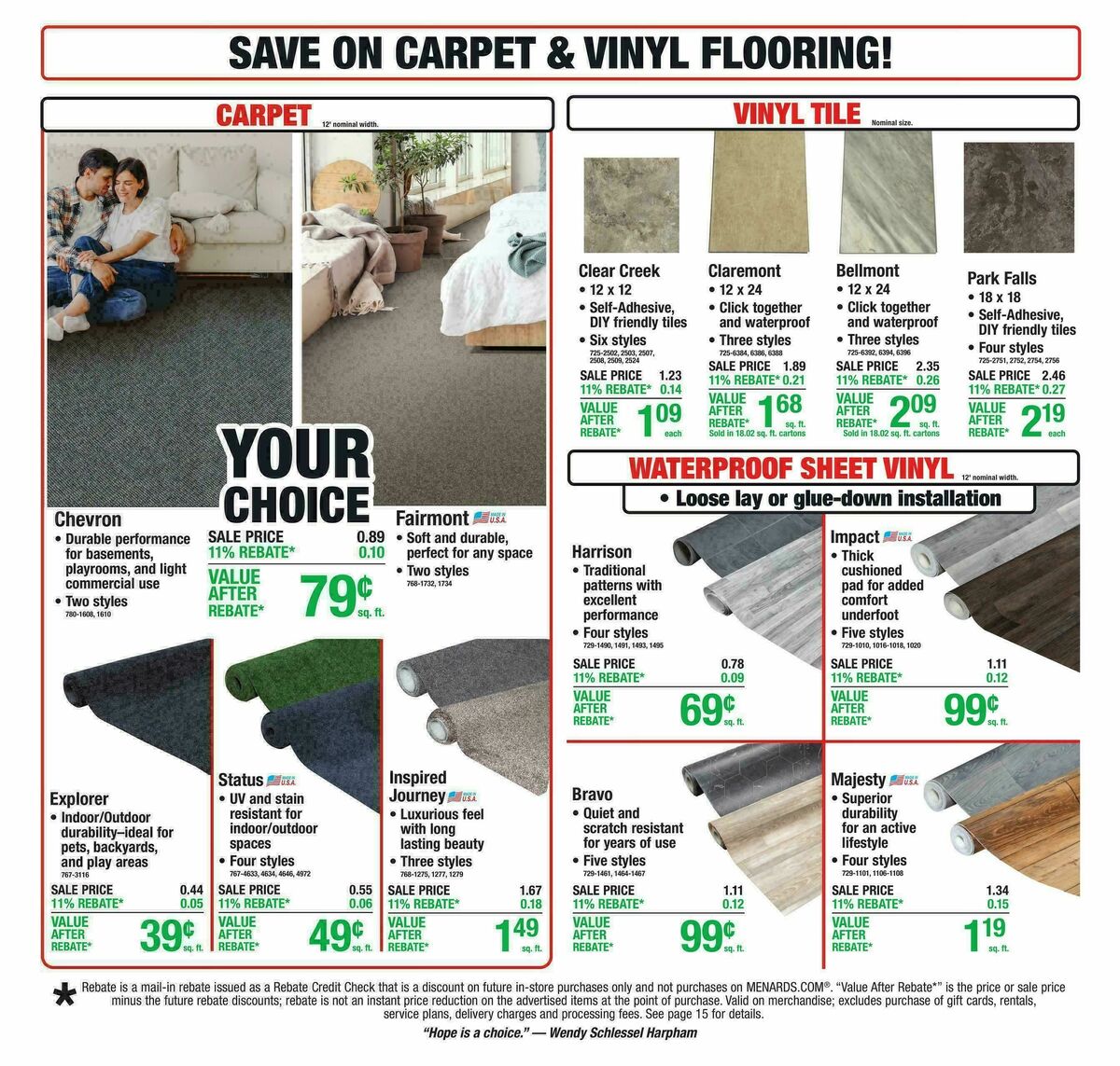 Menards Weekly Ad from May 20