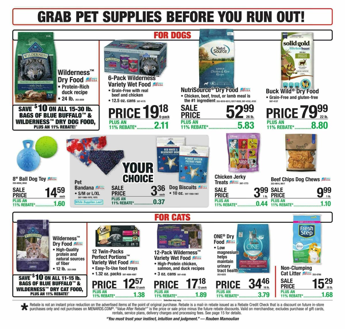 Menards Weekly Ad from May 20