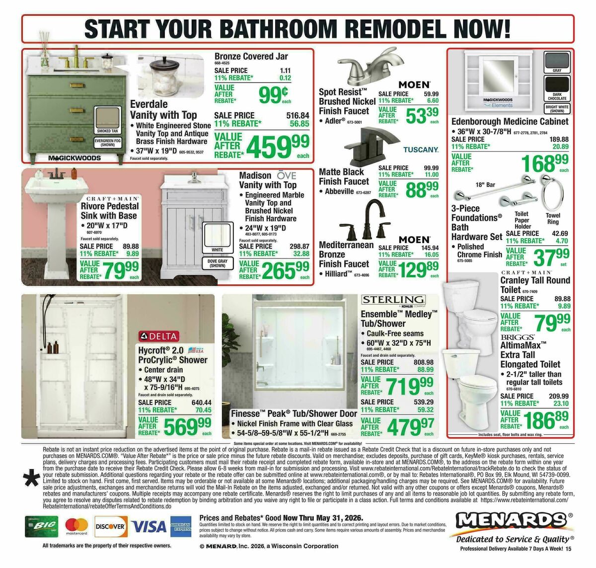 Menards Weekly Ad from May 20