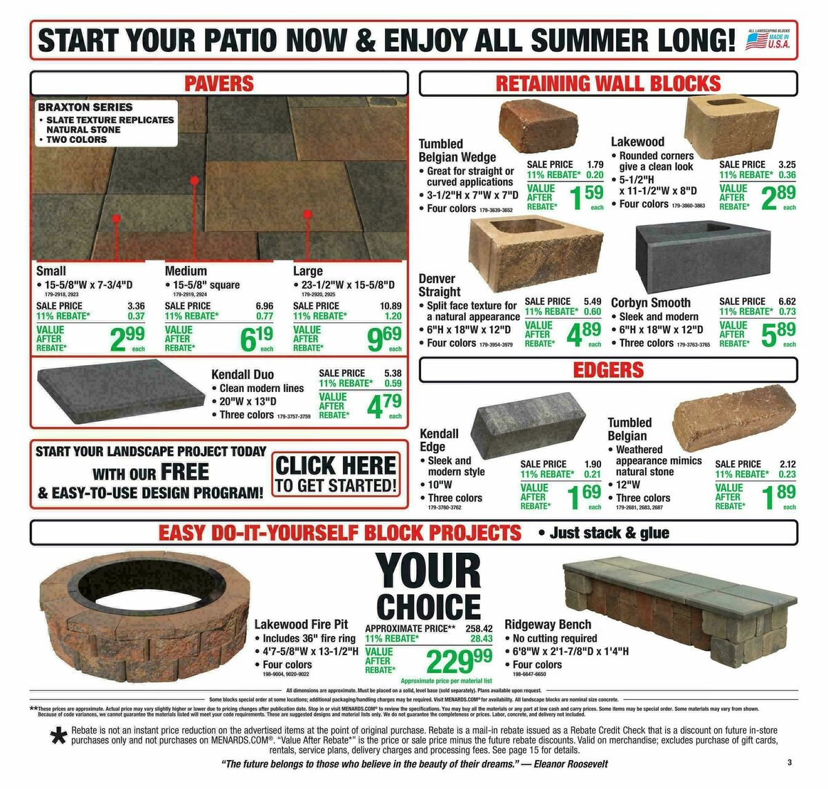 Menards Weekly Ad from May 20