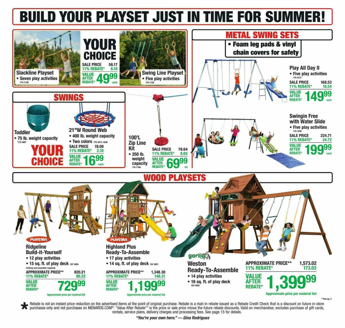Menards Weekly Ad from May 20