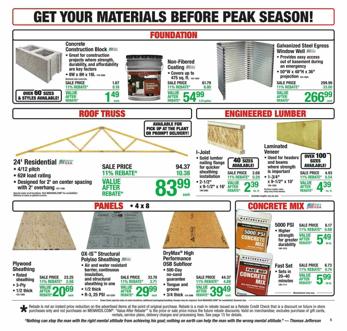 Menards Weekly Ad from May 20