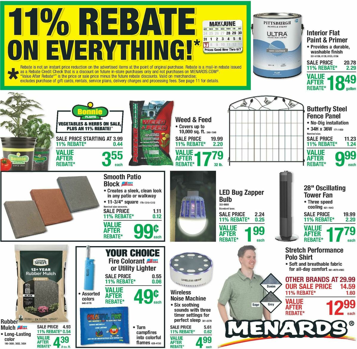 Menards Weekly Ad from May 27