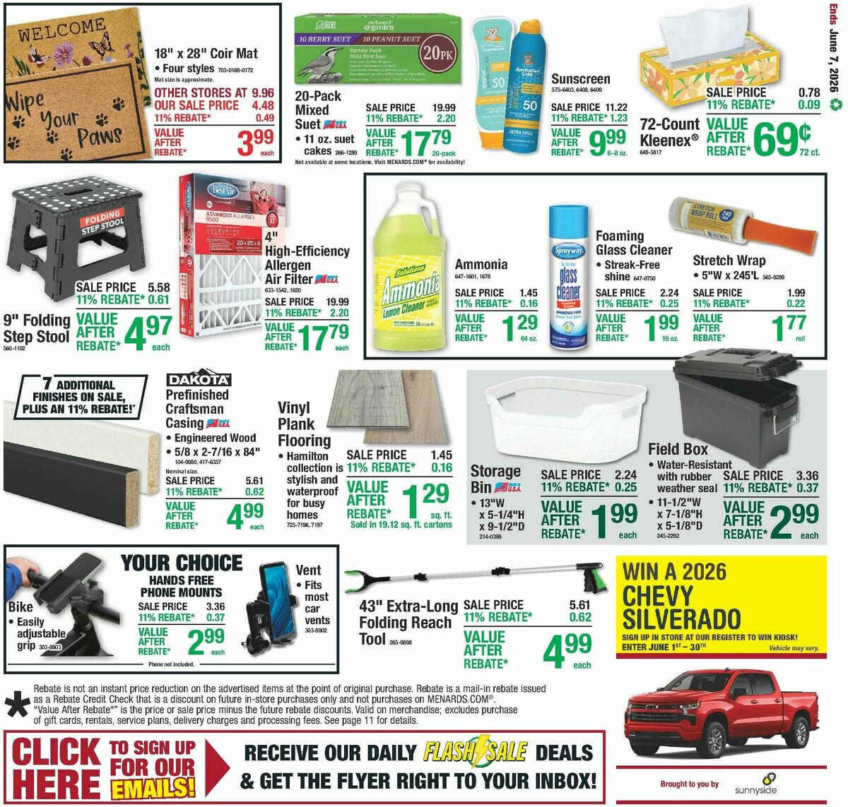 Menards Weekly Ad from May 27