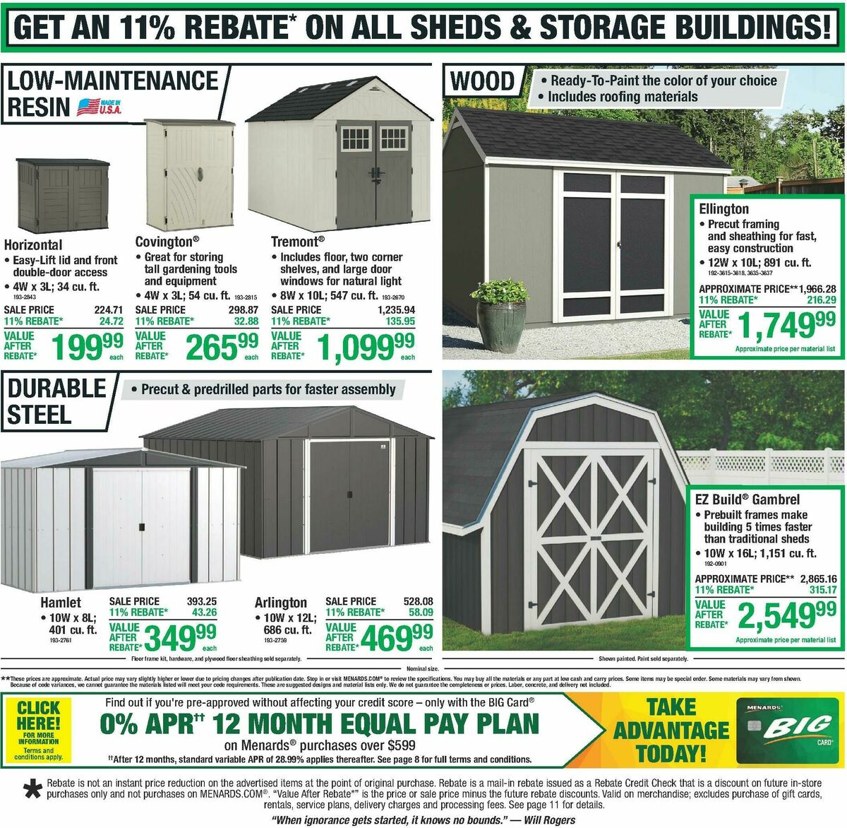 Menards Weekly Ad from May 27