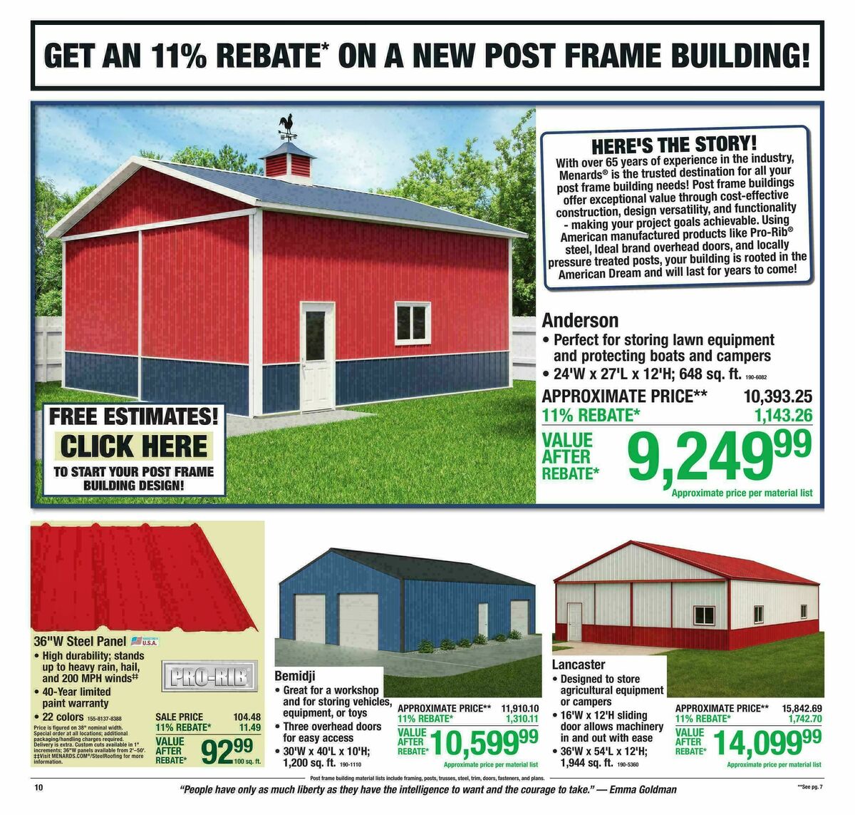 Menards Weekly Ad from June 3