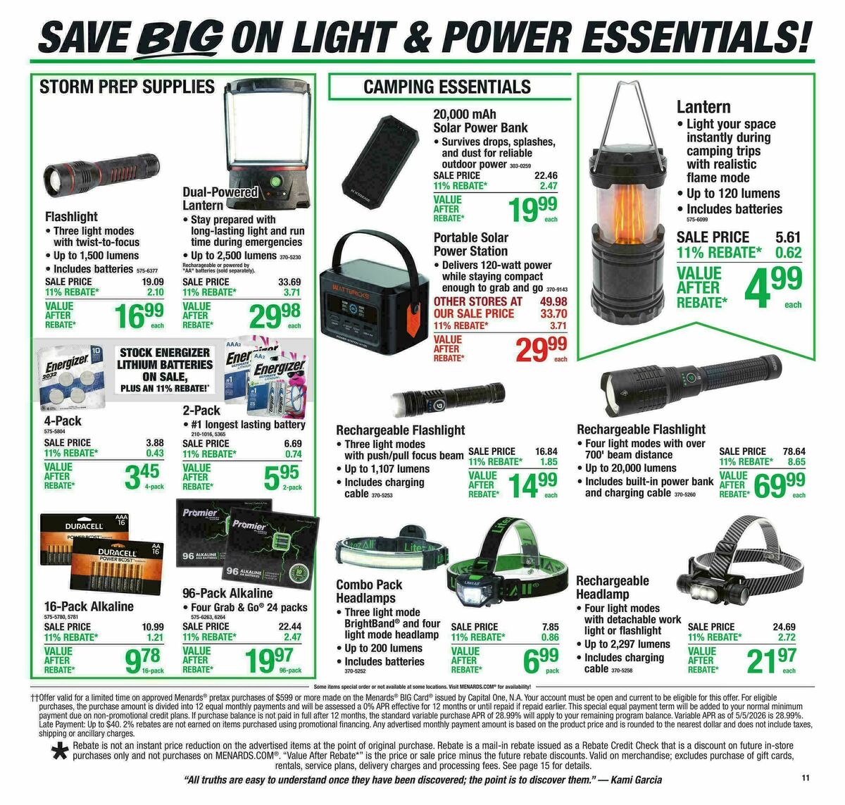 Menards Weekly Ad from June 3
