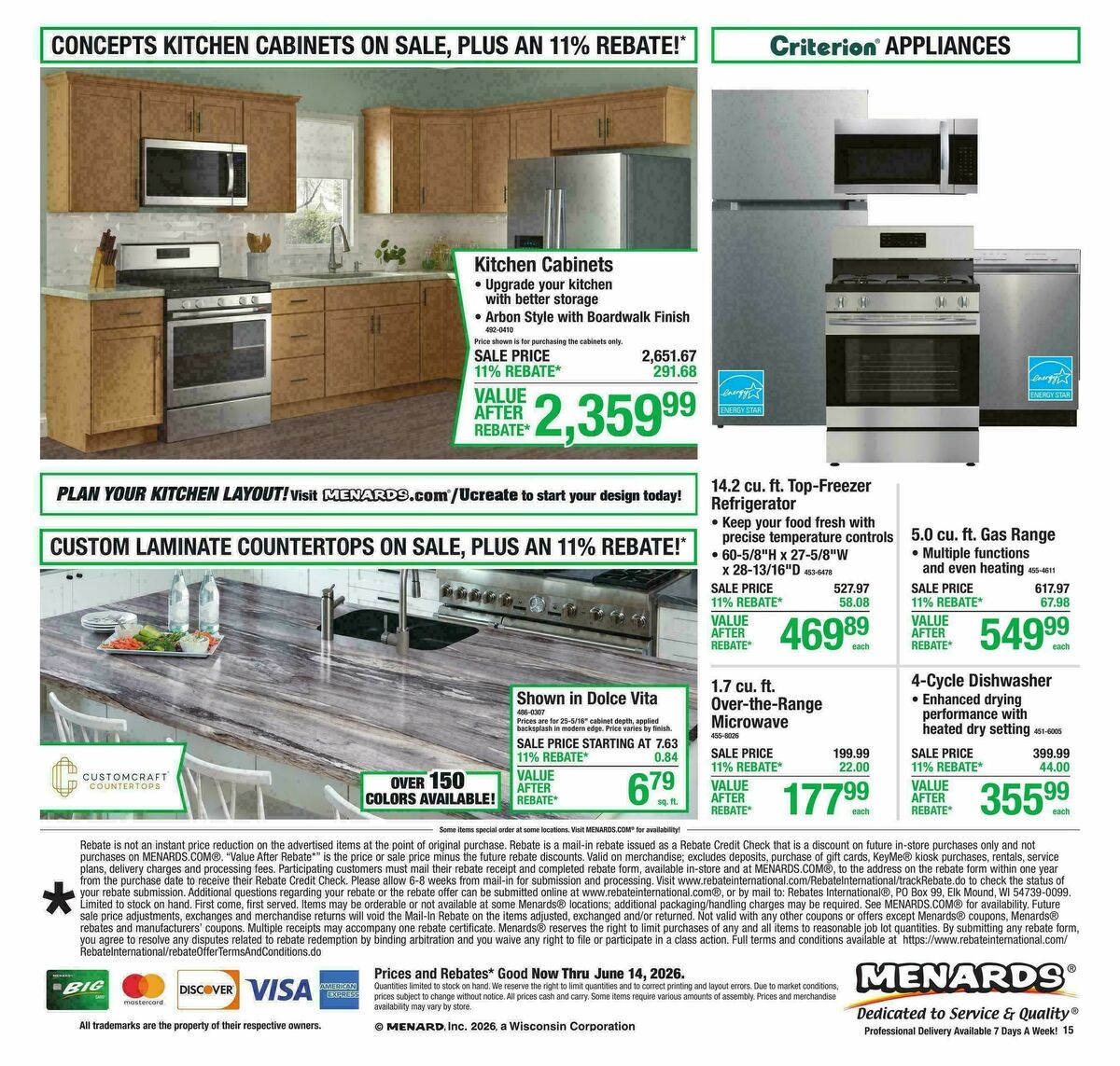 Menards Weekly Ad from June 3