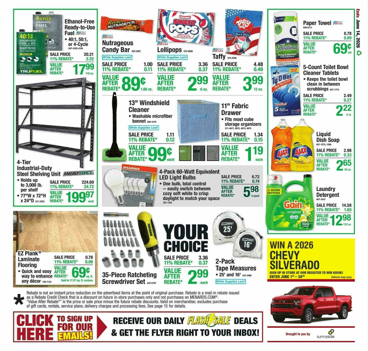 Menards Weekly Ad from June 3