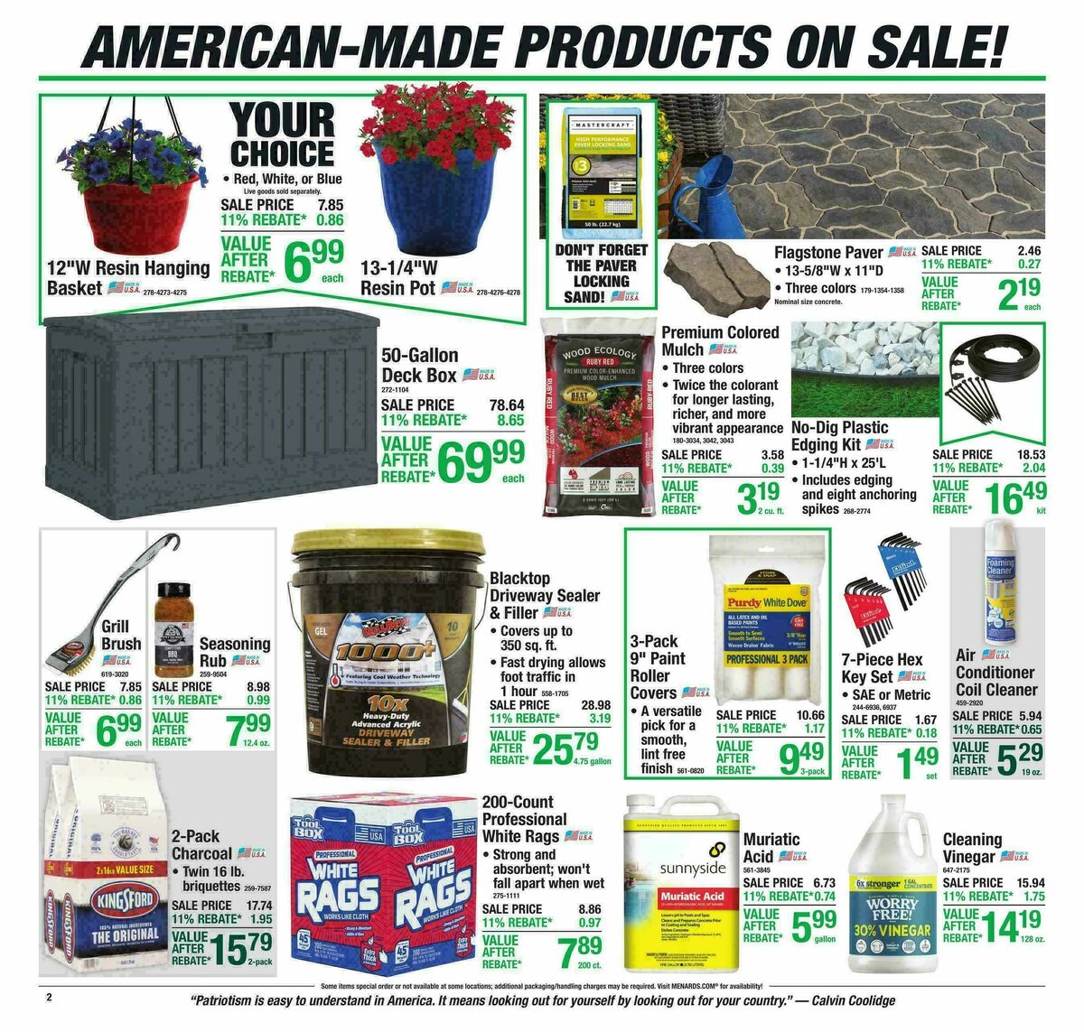 Menards Weekly Ad from June 3