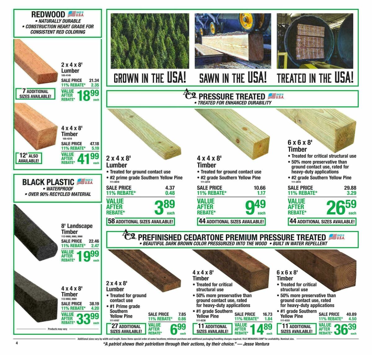 Menards Weekly Ad from June 3