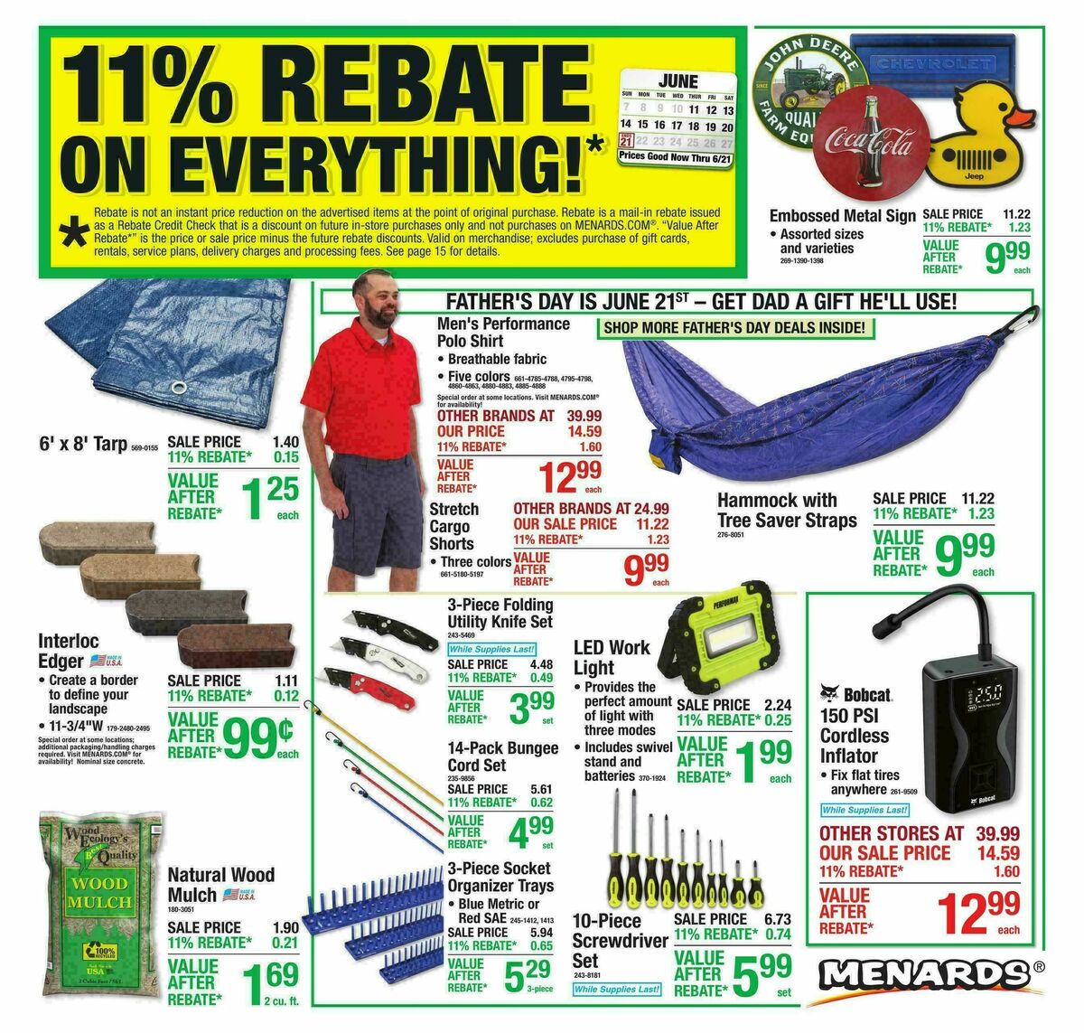 Menards Weekly Ad from June 10