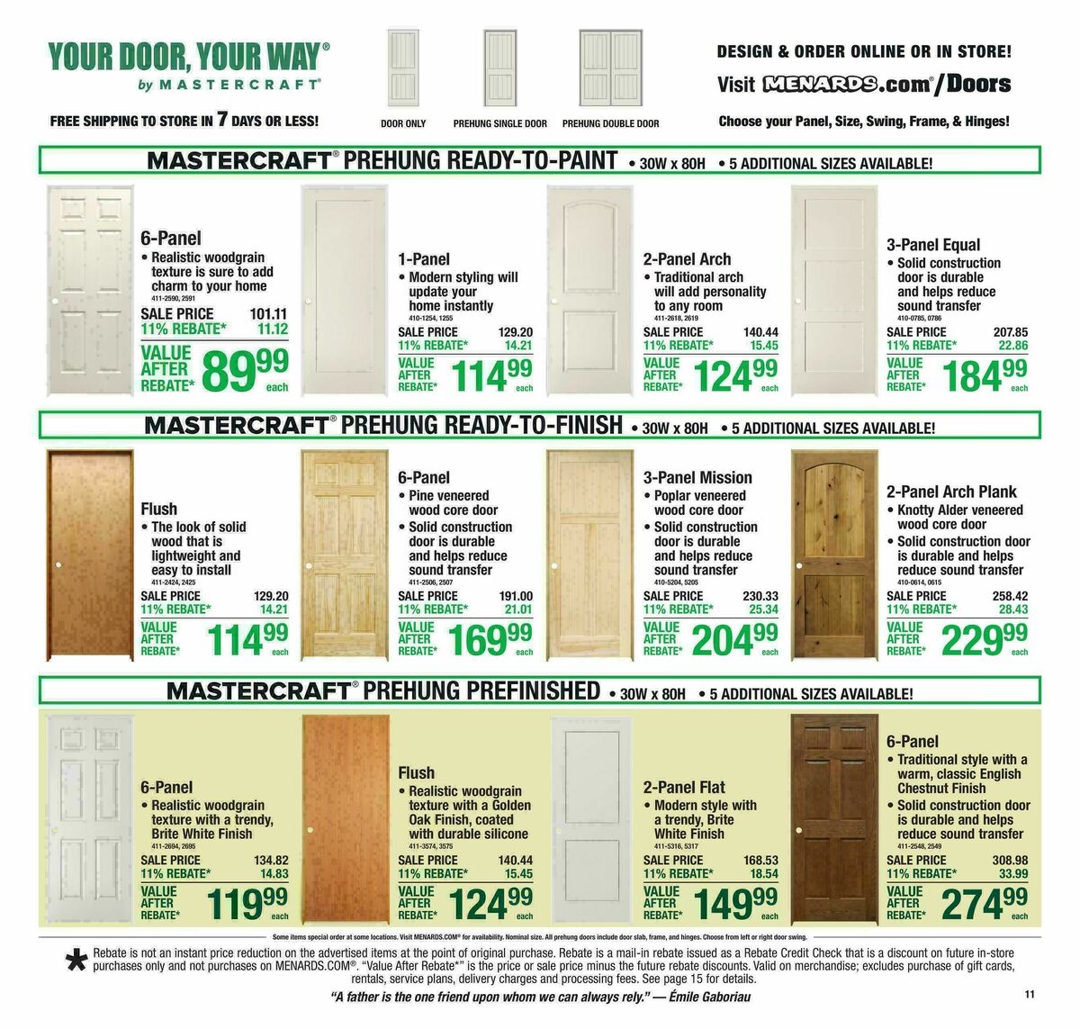 Menards Weekly Ad from June 10