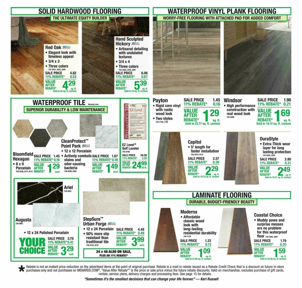 Menards Weekly Ad from June 10