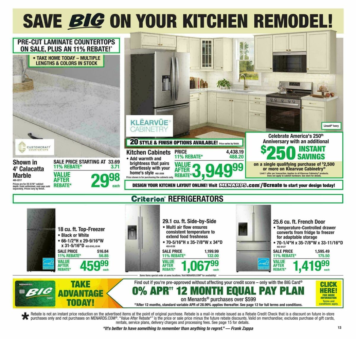 Menards Weekly Ad from June 10