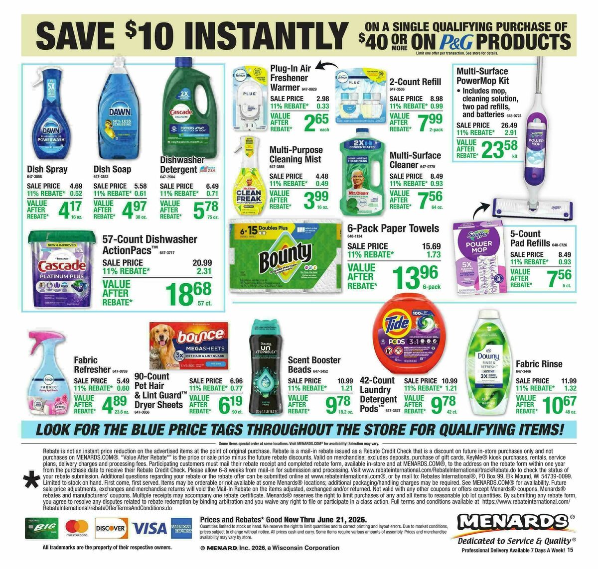 Menards Weekly Ad from June 10