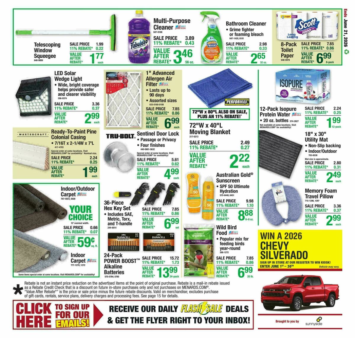 Menards Weekly Ad from June 10