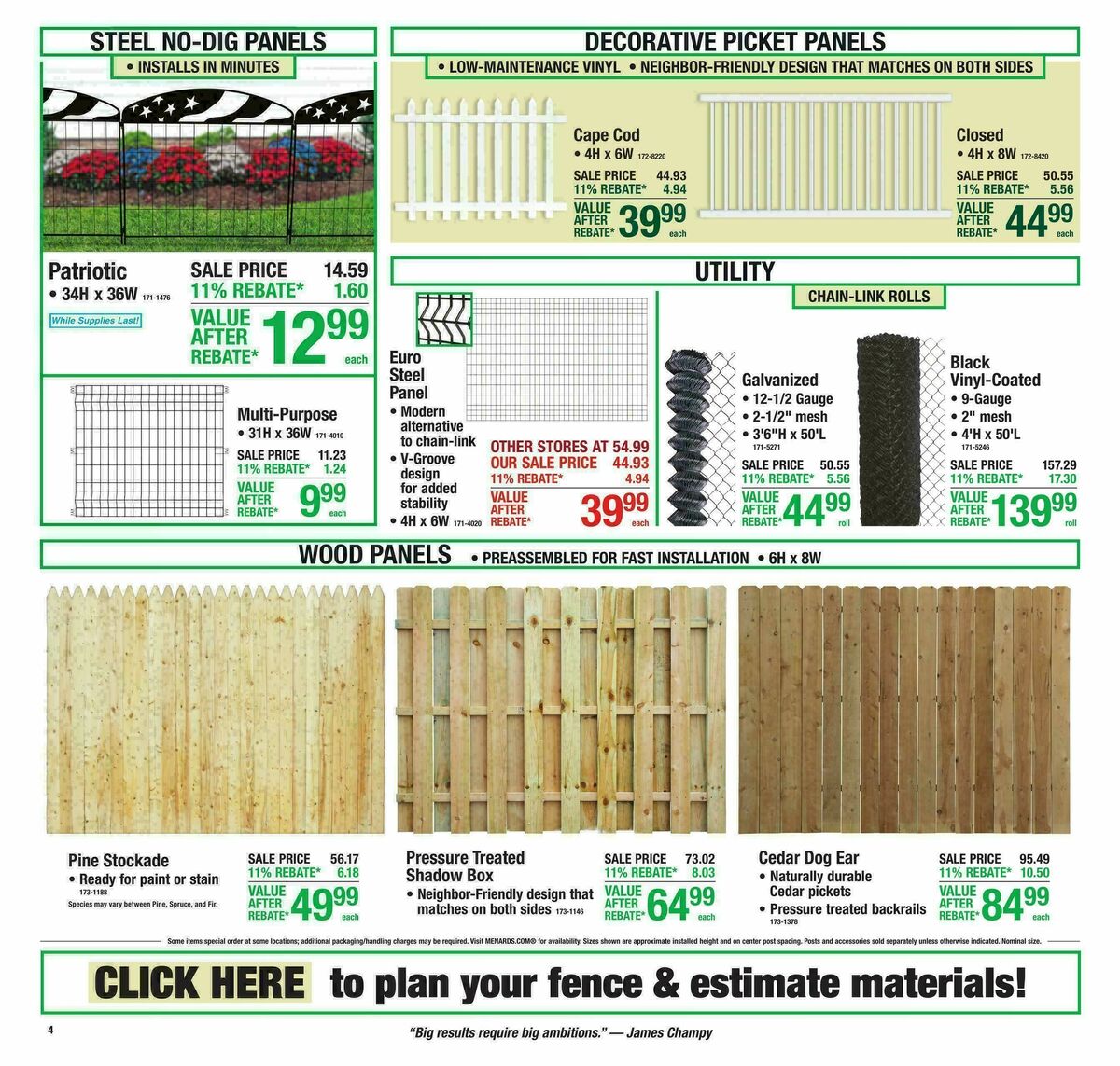 Menards Weekly Ad from June 10