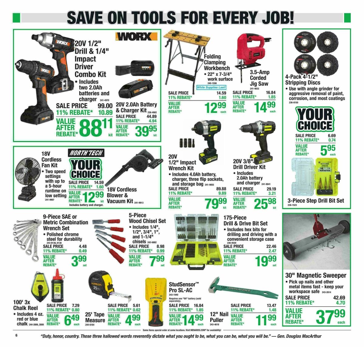 Menards Weekly Ad from June 17