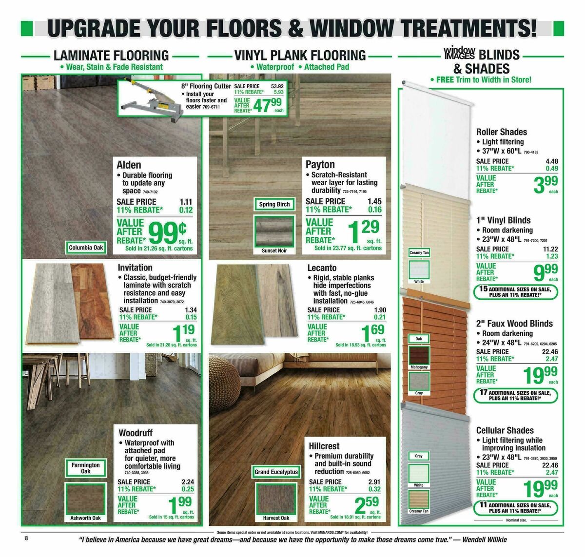 Menards Weekly Ad from June 17