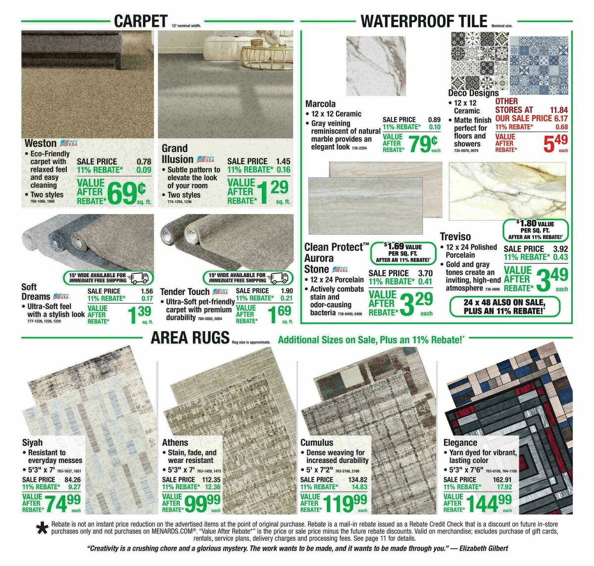 Menards Weekly Ad from June 17