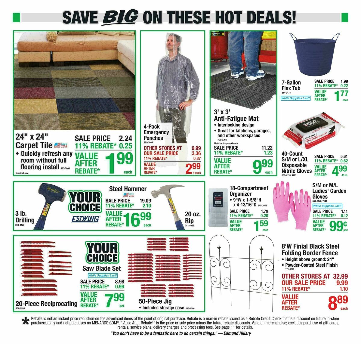 Menards Weekly Ad from June 17