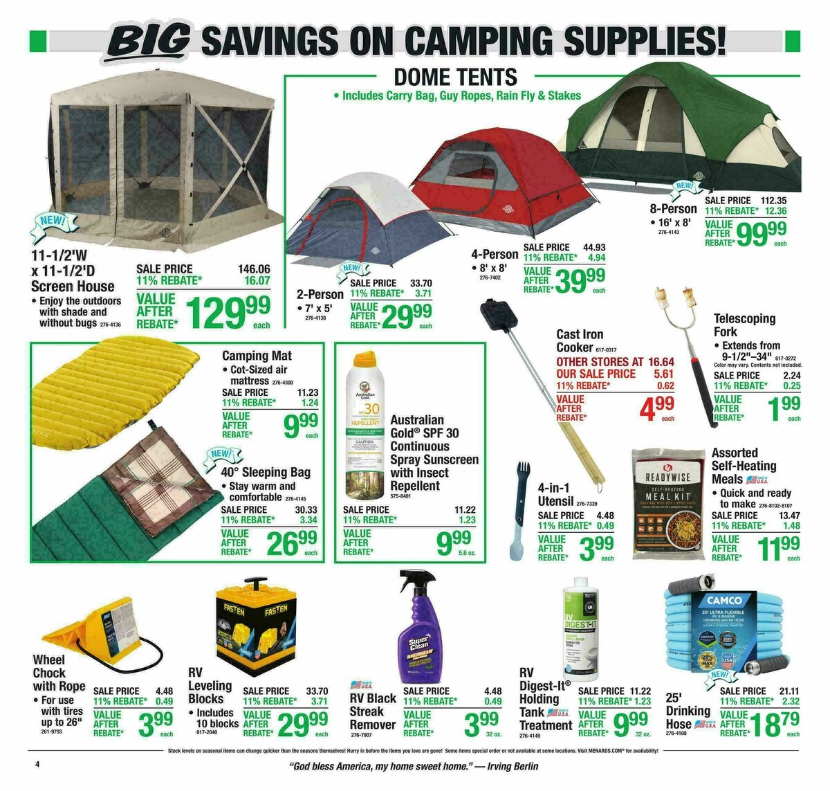 Menards Weekly Ad from June 17