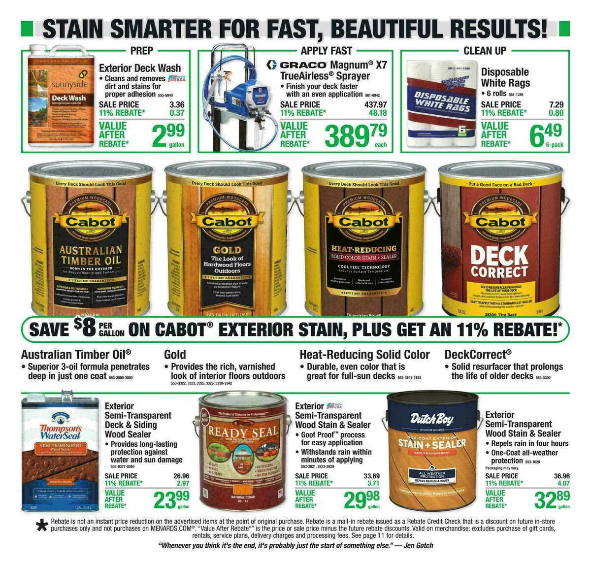 Menards Weekly Ad from June 17