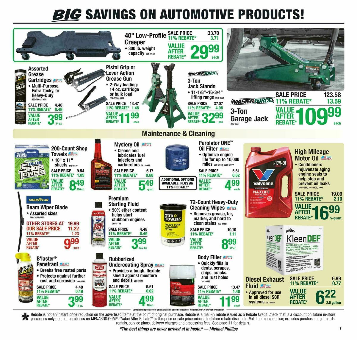 Menards Weekly Ad from July 1