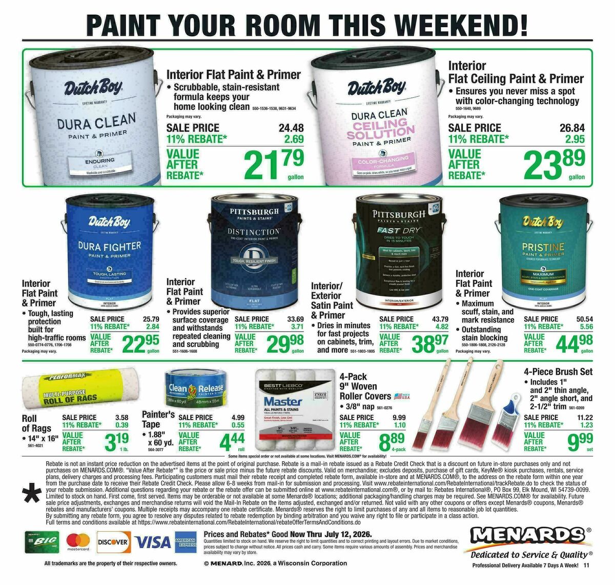 Menards Weekly Ad from July 1