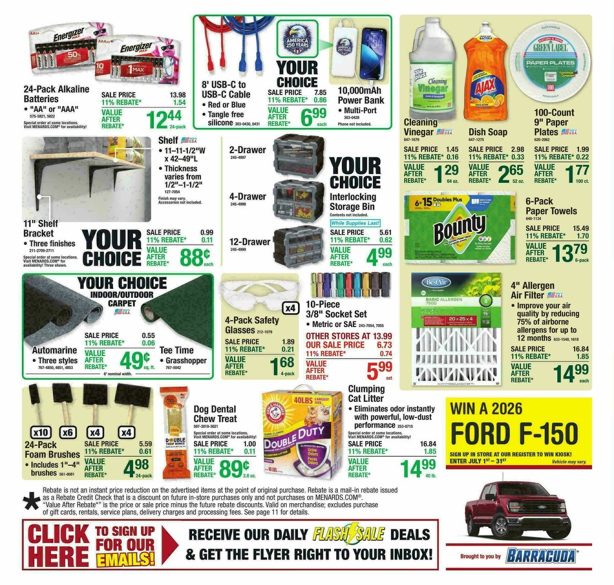 Menards Weekly Ad from July 1