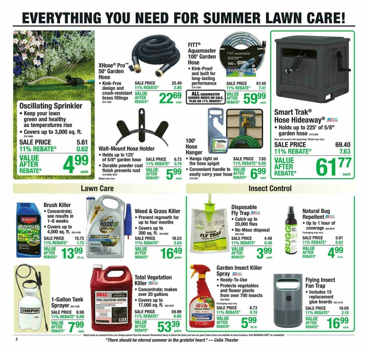 Menards Weekly Ad from July 1