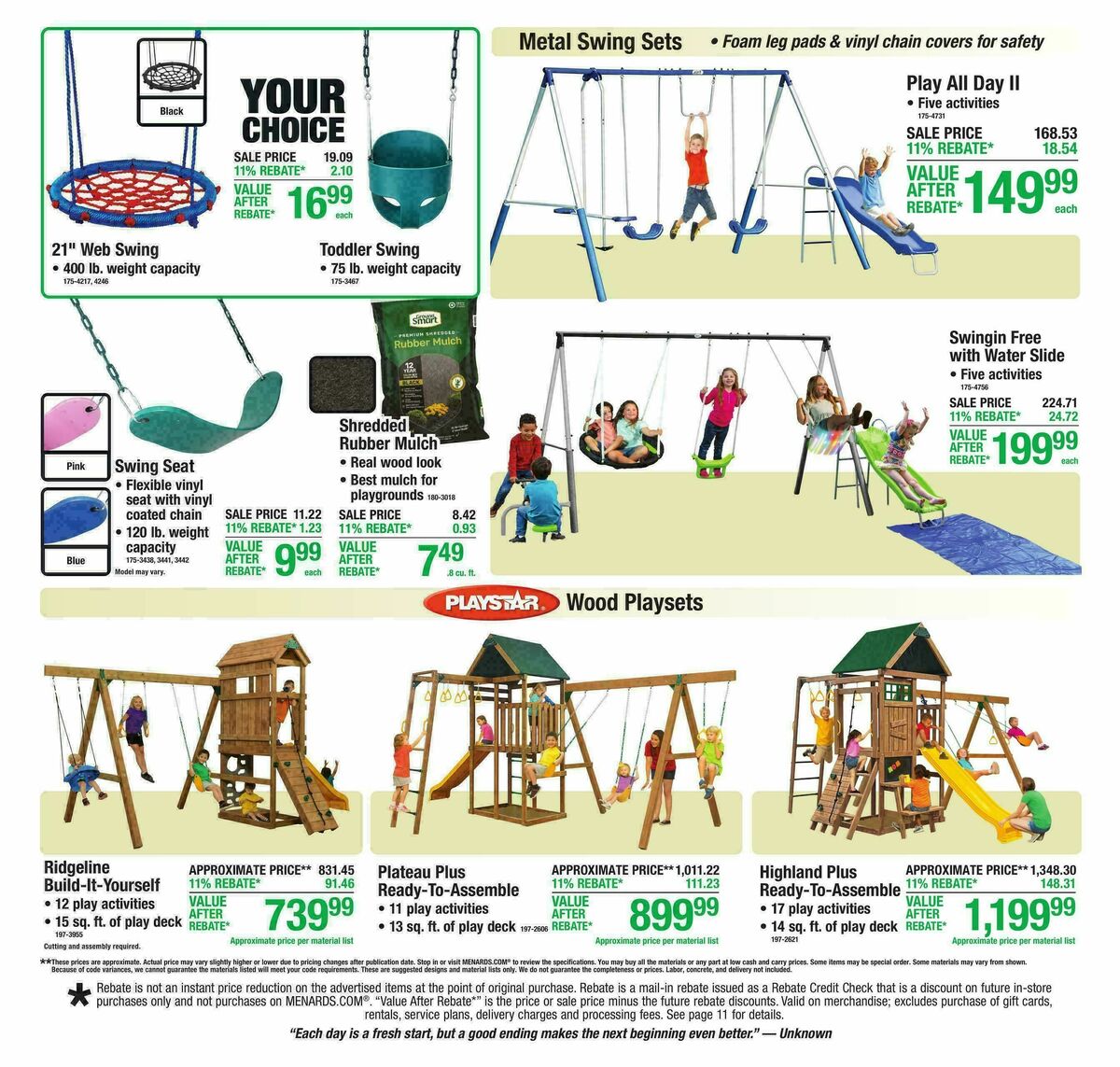 Menards Weekly Ad from July 1
