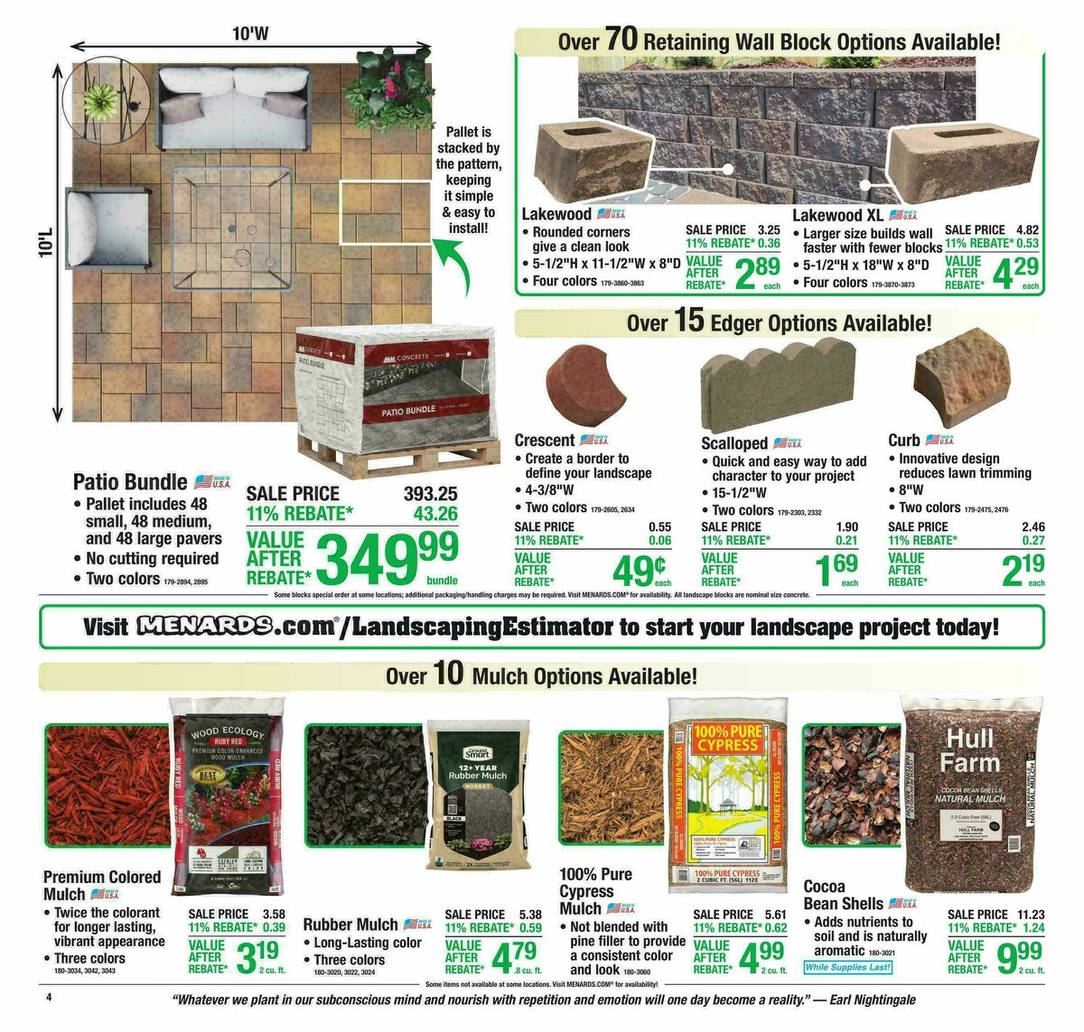 Menards Weekly Ad from July 1