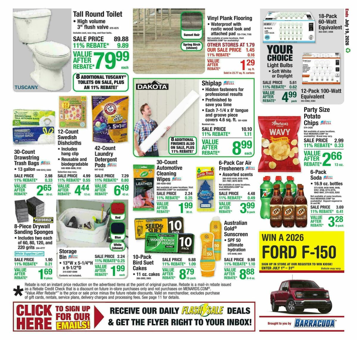 Menards Weekly Ad from July 8