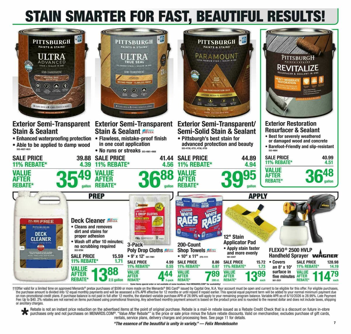 Menards Weekly Ad from July 8