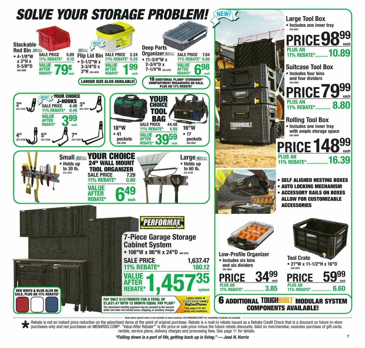 Menards Weekly Ad from July 15