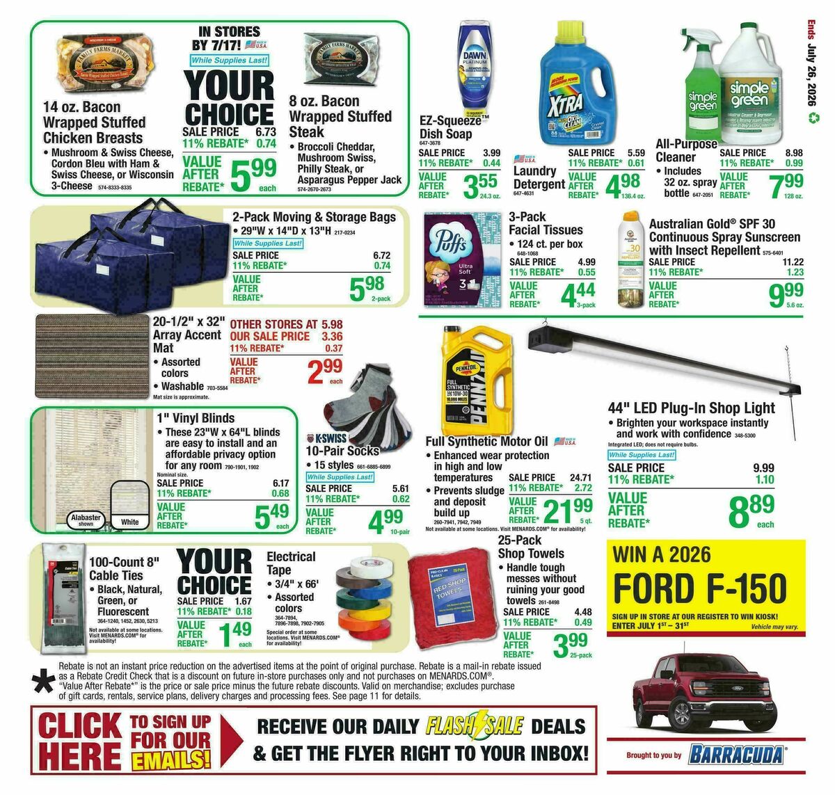 Menards Weekly Ad from July 15