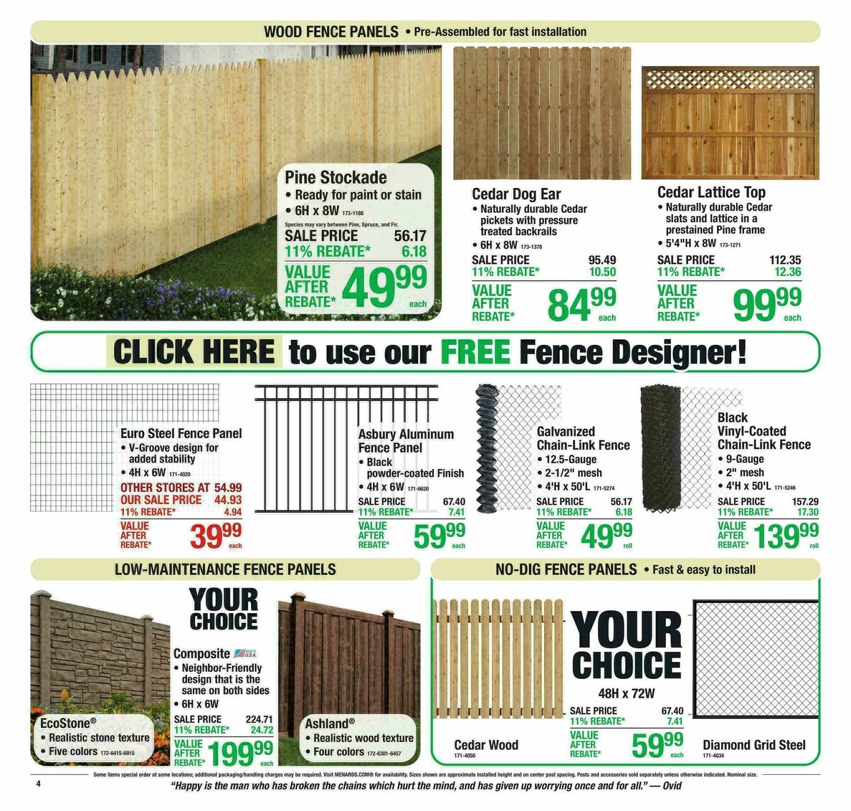 Menards Weekly Ad from July 15