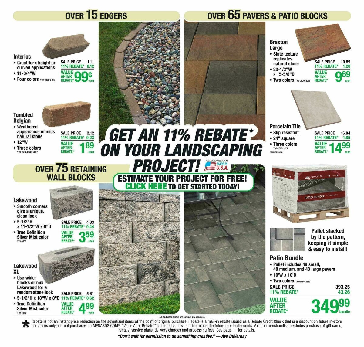 Menards Weekly Ad from July 15