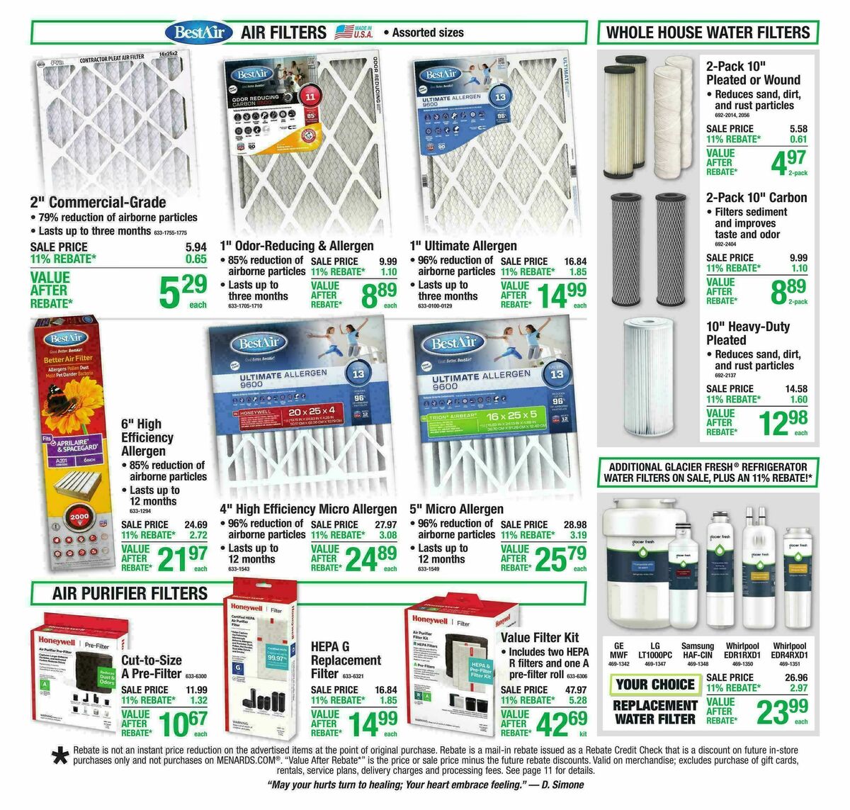 Menards Weekly Ad from July 22