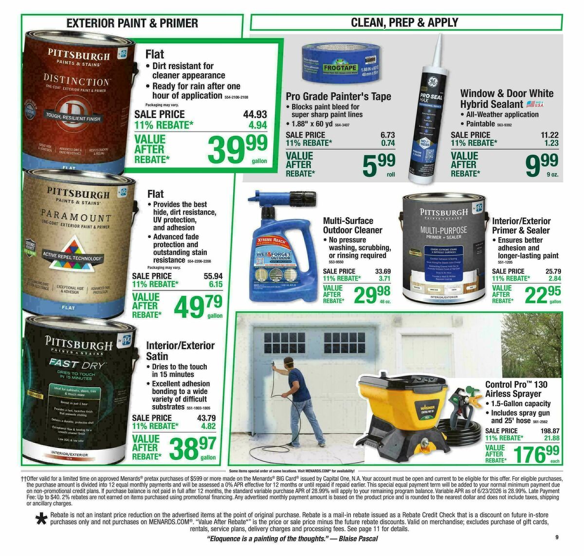 Menards Weekly Ad from July 22